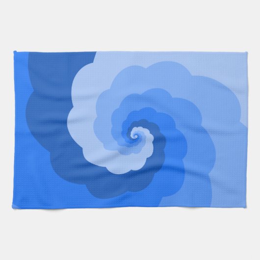 Serviette Ombre Blue Twister (Horizontal)