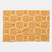 Serviette Orange Design Cuisine (Horizontal)