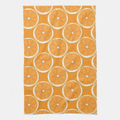 Serviette Orange Design Cuisine (Vertical)