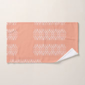 Serviette orange pâle (Serviette à main)