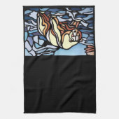 Serviette Ours Polaire Art autochtone Ours Tea Ser (Vertical)
