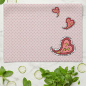 Serviette Paisley Heart Hand (Plié)