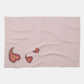 Serviette Paisley Heart Hand (Horizontal)
