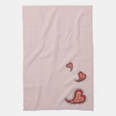 Serviette Paisley Heart Hand (Vertical)