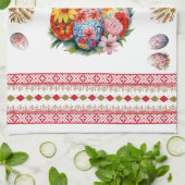 Serviette Pâques Pain Donne-Nous Ce Jour Notre Bre (Plié)