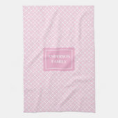 Serviette pastel personnalisée chic usage cuisine (Vertical)