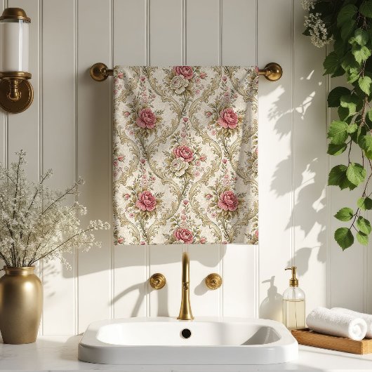 Serviette Pastel Romantique Inspirée de l'Ère Vict