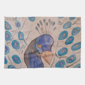 Serviette Peacock Blue Tea (Horizontal)