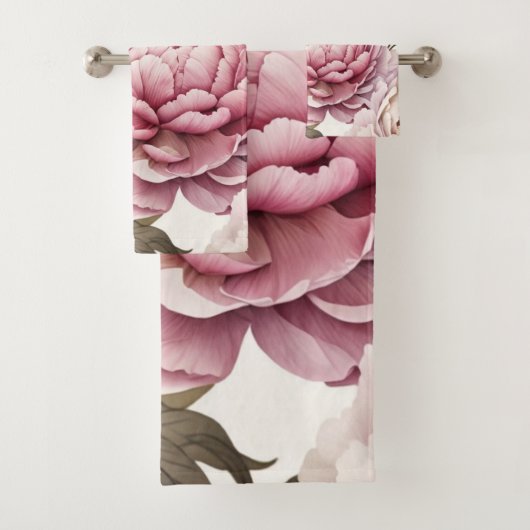 Serviette Peony (En situation)