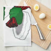 Serviette Père Noël de Noël Serviettes de thé de v (Quart Plié)