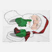 Serviette Père Noël de Noël Serviettes de thé de v (Horizontal)