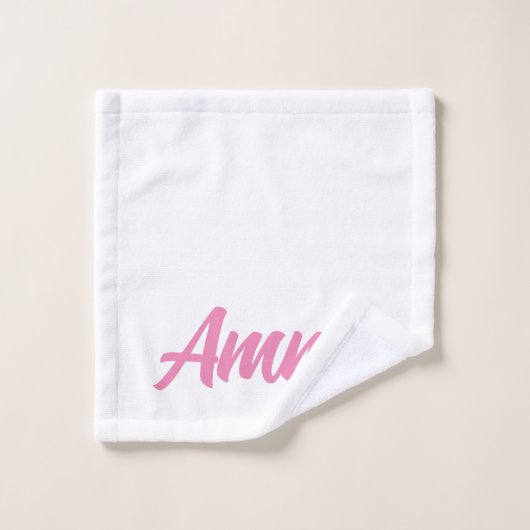SERVIETTE PERSONNALISÉE (Gant de toilette)