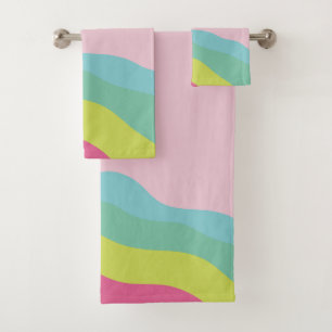 Serviette personnalisée avec monogramme moderne ro