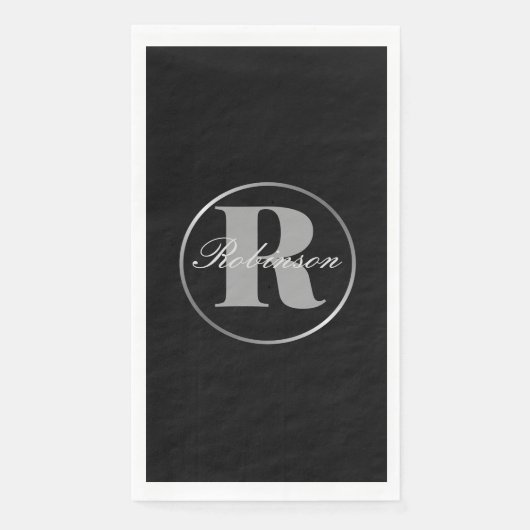 Serviette personnalisée en papier (Devant)