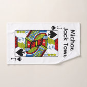 Serviette Personnalisée Funny Jack (Serviette à main)