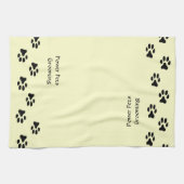 Serviette personnalisée pour animaux de compagnie (Horizontal)