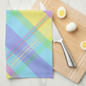 Serviette Plaid Colorée (Quart Plié)