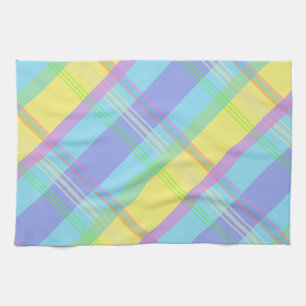 Serviette Plaid Colorée