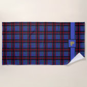 Serviette Plaid De Plage Aux Tons Bijoux (Devant)