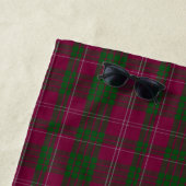 Serviette Plaid De Plage Crawford Tartan (En situation)