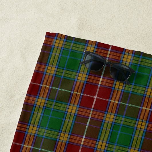 Serviette Plaid Plaid Baxter Tartan (En situation)