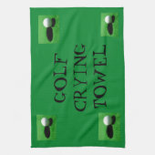 Serviette pleurante de golf (Vertical)