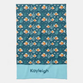 Serviette Poisson Rouge Mignon (Vertical)