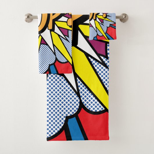 Serviette Pop Art (En situation)