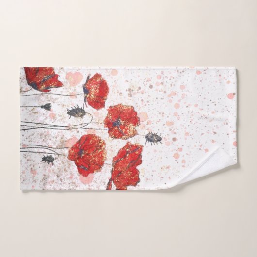 Serviette Poppy Gold (Serviette à main)