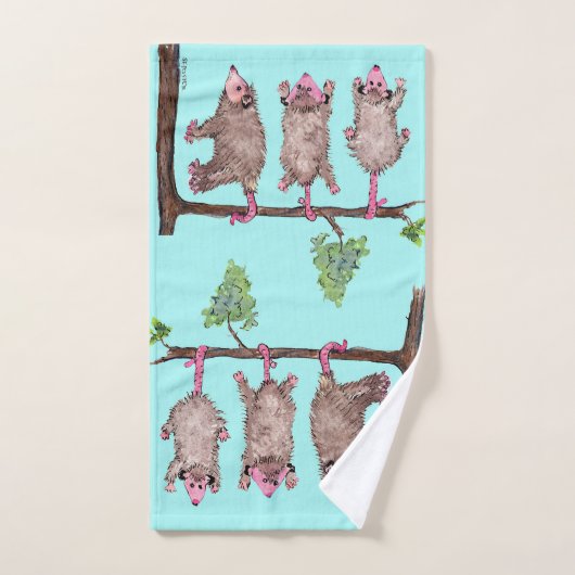 Serviette Possum (Serviette à main)