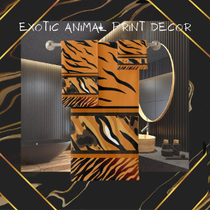 Serviette Poster de animal Tiger Stripes