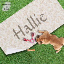 Serviette pour animaux de compagnie en ivoire à mo