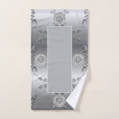 Serviette pour les 25 ans d'anniversaire de mariag (Serviette à main)