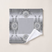 Serviette pour les 25 ans d'anniversaire de mariag (Gant de toilette)