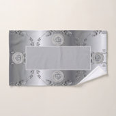 Serviette pour les 25 ans d'anniversaire de mariag (Serviette à main)