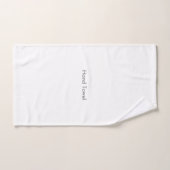 Serviette pour les mains (Serviette à main)