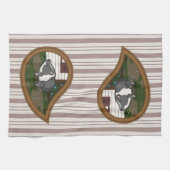 Serviette pour les mains Basil le Cochon (Horizontal)