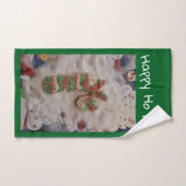 Serviette pour les mains Cookie HO HO Joyeux (Serviette à main)