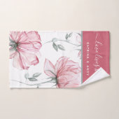 Serviette pour les mains Nom Love Lives Here  (Serviette à main)