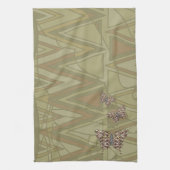Serviette pour les mains Papillon africain (Vertical)