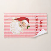 Serviette pour les mains Père Noël à l'ancienne (Serviette à main)