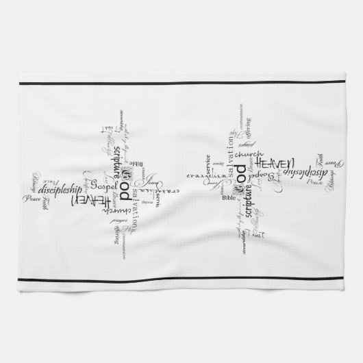 serviette pour mots chrétiens (Horizontal)