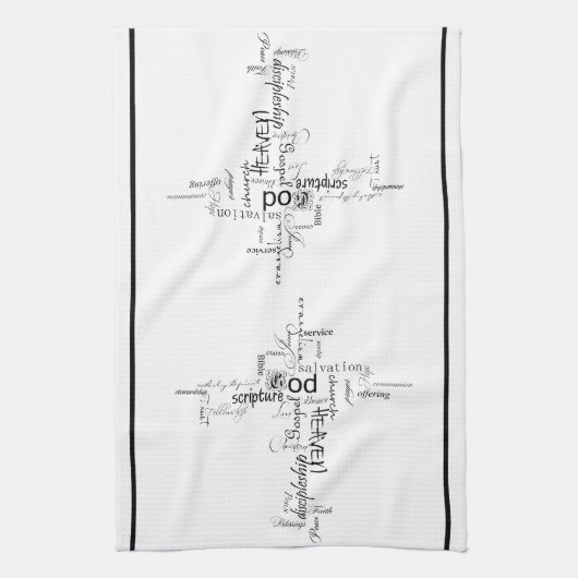 serviette pour mots chrétiens (Vertical)