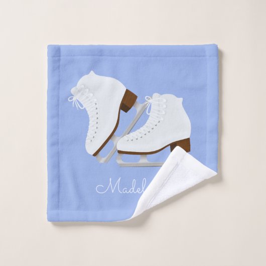 Serviette pour patins à glace (Gant de toilette)