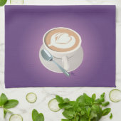 Serviette pourpre de Latte (Plié)