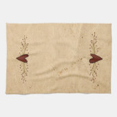 Serviette Primitive Heart Kitchen (Horizontal)