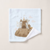 Serviette princesse Fairy Tale avec nom (Gant de toilette)