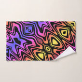 Serviette Psychédélique Multicolore (Serviette à main)