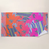 Serviette Rainbow Blue Kangaroo Beach (Devant)