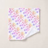 Serviette réglée - bulles d'arc-en-ciel (Gant de toilette)